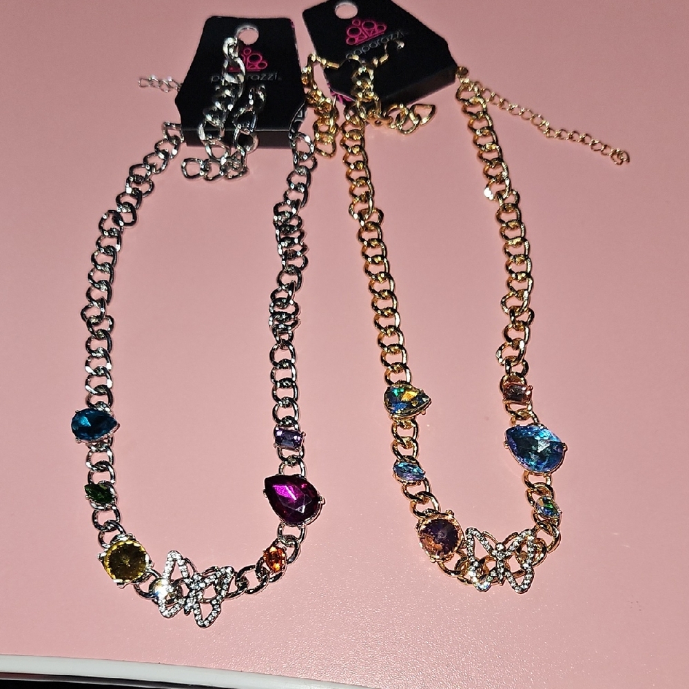 Colorful Butterfly Necklace Set